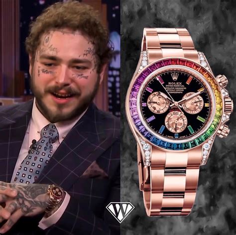 rolex post malone|Post Malone watch collection.